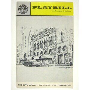 New York City Ballet Playbill May 1962 Patricia McBride Francisco Moncion Wilde